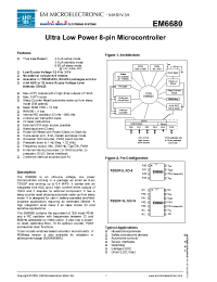 Datasheet EM6680WS11 manufacturer EM Microelectronic