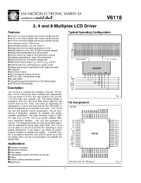 Datasheet V61188 производства EM Microelectronic