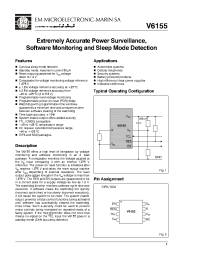 Datasheet V61558P manufacturer EM Microelectronic