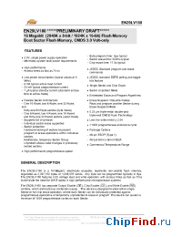 Datasheet EN29LV160 manufacturer Eon Silicon