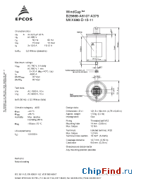 Datasheet B25668A6107A375 manufacturer EPCOS