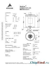 Datasheet B25668A7167J375 manufacturer EPCOS