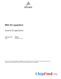 Datasheet B25832C4306K009 manufacturer EPCOS