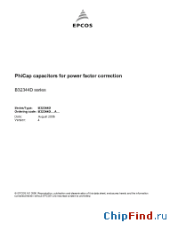 Datasheet B32344D2151A040 manufacturer EPCOS