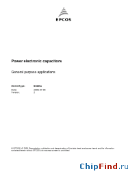 Datasheet B32360A2306J050 manufacturer EPCOS