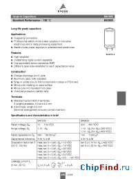 Datasheet B41505A0108M002 manufacturer EPCOS