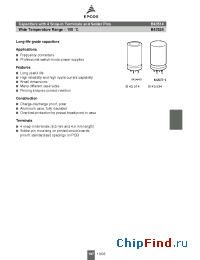 Datasheet B43514A4158M000 manufacturer EPCOS