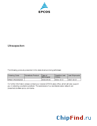 Datasheet B48611A0333Q032 manufacturer EPCOS