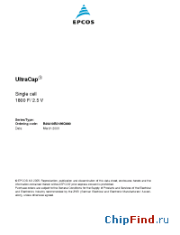 Datasheet B49410B2186Q000 manufacturer EPCOS