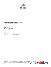 Datasheet B64290L0651X087 manufacturer EPCOS