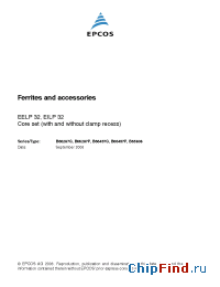 Datasheet B66287G0000X149 manufacturer EPCOS