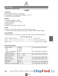 Datasheet B72650M0110K072 manufacturer EPCOS