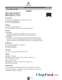 Datasheet B82789C0223N001 manufacturer EPCOS