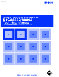 Datasheet E0C88862 manufacturer EPSON