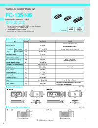 Datasheet FC-135/145 manufacturer EPSON