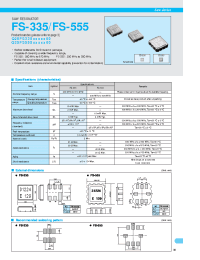 Datasheet FS-555 manufacturer EPSON
