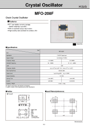 Datasheet MFO-208F manufacturer EPSON