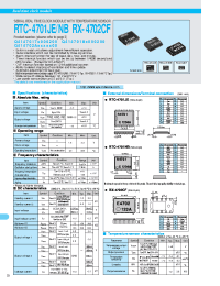 Datasheet RTC-4701JE manufacturer EPSON