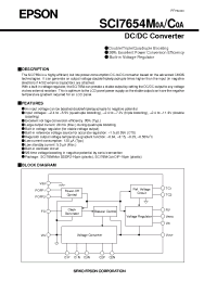 Datasheet SCI7654 manufacturer EPSON