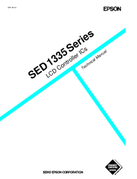 Datasheet SED1335F0B manufacturer EPSON