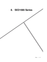 Datasheet SED1567T0 manufacturer EPSON