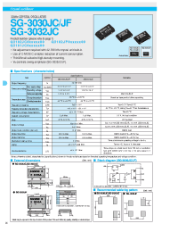 Datasheet SG-3030JF manufacturer EPSON
