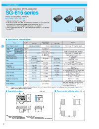 Datasheet SG-615PCG manufacturer EPSON