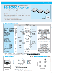 Datasheet SG-8002CA manufacturer EPSON