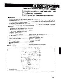 Datasheet STC9492M manufacturer EPSON