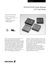 Datasheet PKA2231CI manufacturer Ericsson