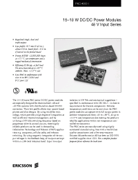 Datasheet PKC4132PI manufacturer Ericsson