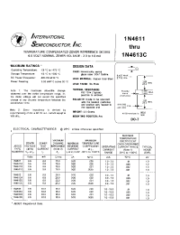 Datasheet 1N4611C manufacturer Неопределенные