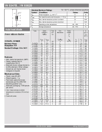 Datasheet 1N5349B manufacturer Неопределенные