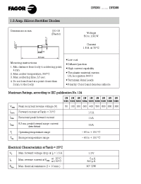 Datasheet 1n5390 manufacturer Неопределенные