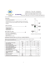 Datasheet 1SS101 manufacturer Неопределенные