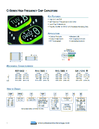 Datasheet 250R15C101AV4T manufacturer Неопределенные