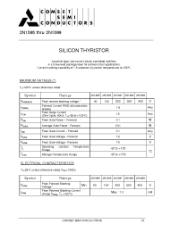 Datasheet 2N1598 manufacturer Неопределенные