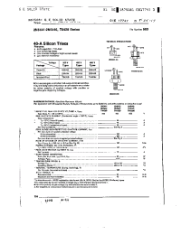 Datasheet 2N5441 manufacturer Неопределенные