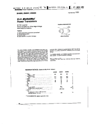 Datasheet 2N6686 manufacturer Неопределенные