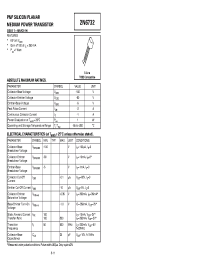 Datasheet 2N6732 manufacturer Неопределенные