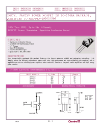 Datasheet 2N7219 manufacturer Неопределенные