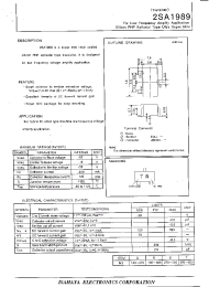 Datasheet 2SA1989 manufacturer Неопределенные