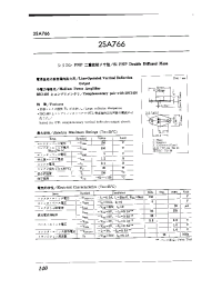 Datasheet 2SA766 manufacturer Неопределенные