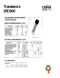 Datasheet 2SC900 manufacturer Неопределенные