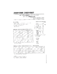 Datasheet 2SD1587 manufacturer Неопределенные