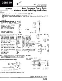 Datasheet 2SD439 manufacturer Неопределенные