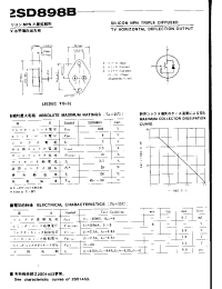 Datasheet 2SD898B manufacturer Неопределенные