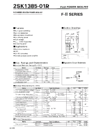 Datasheet 2SK1385-01R manufacturer Неопределенные