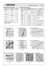 Datasheet 2SK3004 manufacturer Неопределенные