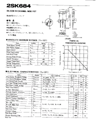 Datasheet 2SK684 manufacturer Неопределенные